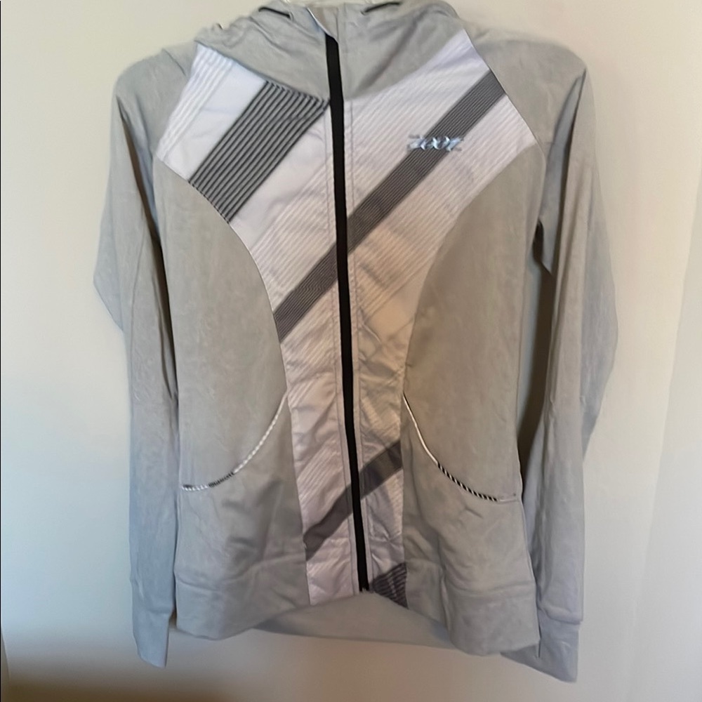 Zoot Gray and White Women's Jacket
